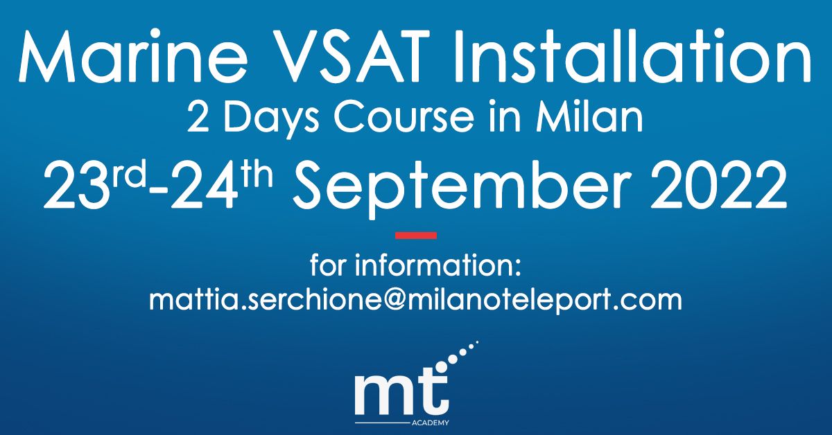 MT Academy – Marine VSAT Installation Training